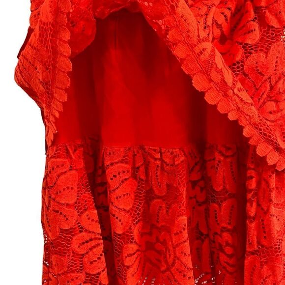 Maeve Anthropologie Strapless Lace Mini Dress, Size L, NWT - Picture 7 of 13